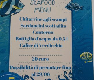 Seafood Menù